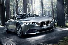 Auf dem Pariser Autosalon zeigt Peugeot sein Concept Car Exalt. Foto: Peugeot/dpp-AuoReporter